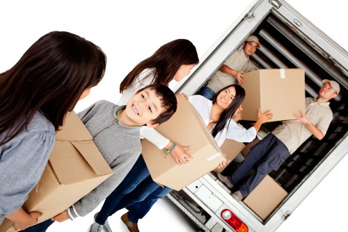 Local house removal team assisting a West Ham home move