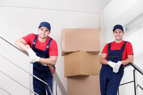 Moving van service operating in West Ham residential streets