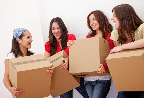 Residential flat move with careful handling of furniture