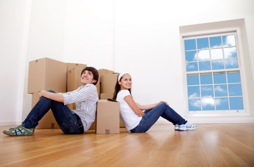 Local removals planning for flats and streets in West Ham