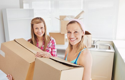 Insurance protection and professional moving service concept