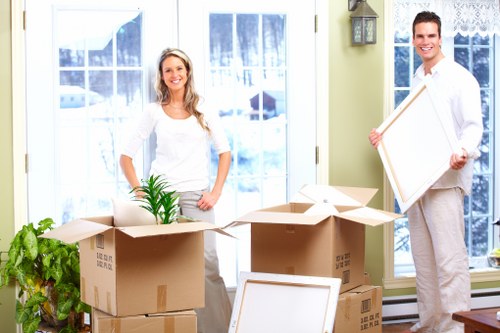 Commercial moving truck service in West Ham for local businesses