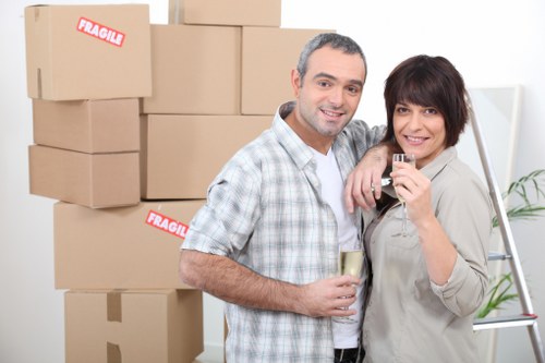PPE and safe moving practices during a removal job